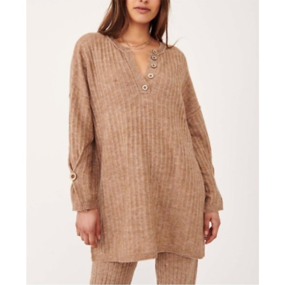 Free People Around The Clock Ribbed Tunic Sweater - Picture 4 of 16